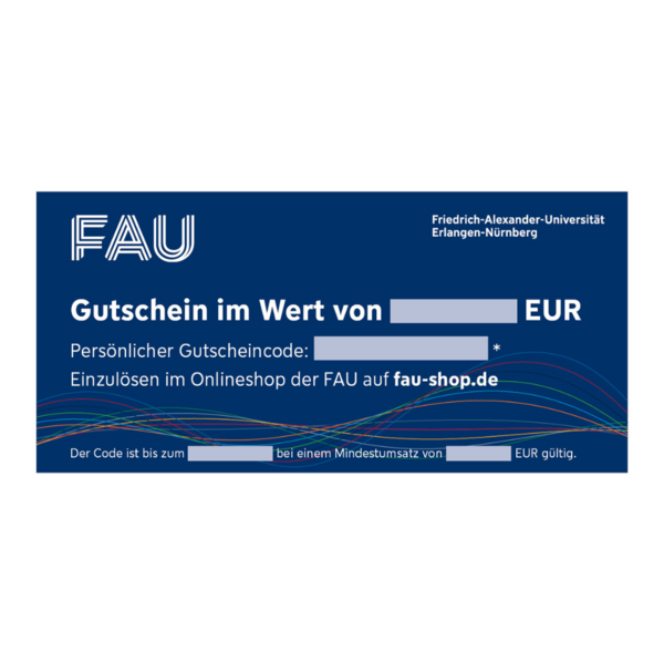 Gutschein für den FAU Online-Shop