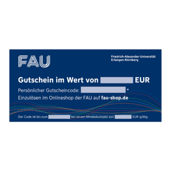 Gutschein für den FAU Online-Shop