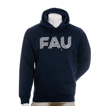 Navy Hoodie aus Bio-Baumwolle der FAU Erlangen-Nürnberg