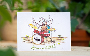 Einpflanzbare Postkarte von Primoza